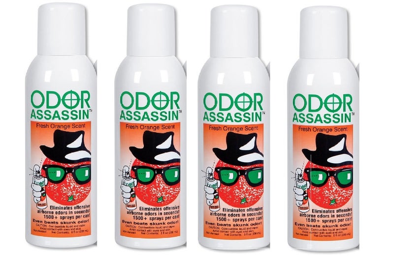 Odor Assassin Orange  Set of 4